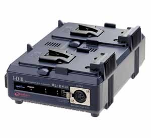 IDX зарядное устройство Endura V-Mount VL-2PLUS Двухканальный V-Mount сетевой адаптер,полностью синхронный, со встроенным блоком питания (60Вт)