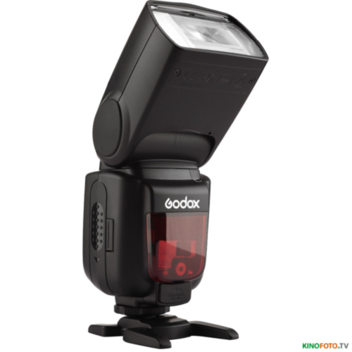  Вспышка GODOX TT600 THINKLITE  Универсальная вспышка - совместима с Canon, Nikon, Pentax, Olympus и т.д. Вспышка с радио-управлением Godox 2.4G X-System. До 230 максимальных импульсов, скорость перезарядки до 2.6 с на максимуме. Ведущее число 60 м. Питание - четыре пальчиковых батарейки AA. Может работать как ведущей, так и ведомой