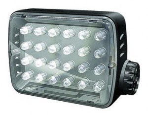 Осветительный прибор MANFROTTO MINI-24LED PANEL Mini  – ультралегкий, компактный, дает освещение  высокого качества, характерное для профессиональных светодиодных  панелей, 6000К (дневной свет), но с помощью всего лишь 24 светодиодов.