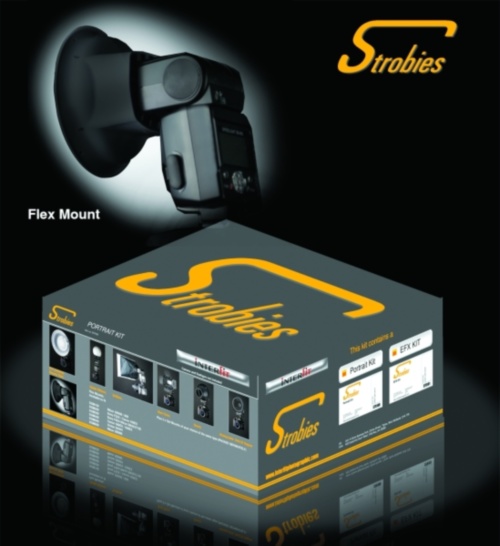 Комплект насадок INTERFIT Strobies Portrait kit Комплект насадок для фотовспышки
