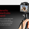 Монопод удочка MANFROTTO MPCOMPACT-BK COMPACT XTREME BLACK 2-in-1 (monopod+pole) - 
