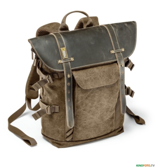 Средний рюкзак NATIONAL GEOGRAPHIC A5290  Medium Backpac Рюкзак среднего размера для фотокамеры с присоединенным объективом, фотовспышки и аксессуаров, вмещает ноутбук с диагональю до 15,4 дюйма. 